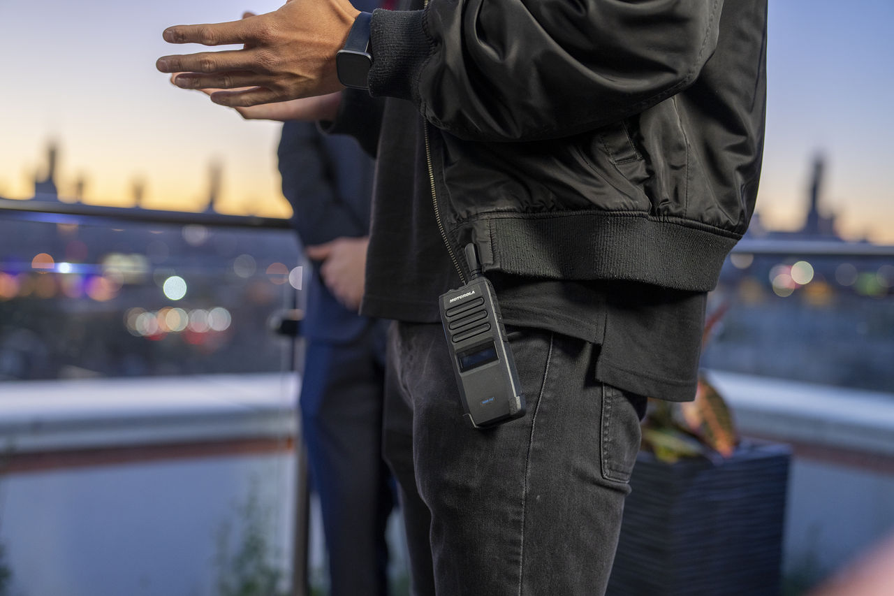 interface de sécurité et télésurveillance Wave PTX sur appareil mobile